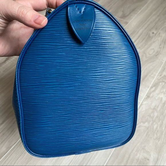 Louis Vuitton Speedy 25 Toledo Blue Epi - Picture 10 of 17